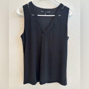 WHBM Lace Sleeveless Shell